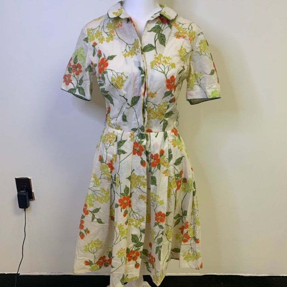 Tanner by Dorothy Cox/Abercrombie and Fitch VINTAGE floral pattern dress